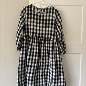 Flamingo Urban Black and White Checkered Dress